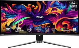 MSI Monitor MAG 341CQP QD-OLED 34" 3440x1440px 175Hz