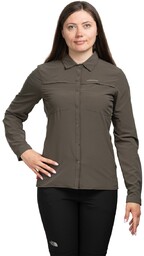 KOSZULA NOSILIFE PRO IV LONG SLEEVED WOMEN-MID KHAKI