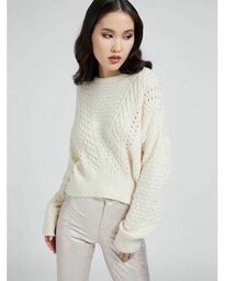 Sweter Z Plecionym Wzorem