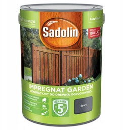 Sadolin Garden Impregnat Ogrodowy Szary 5L