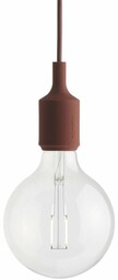 Muuto E27 Lampa Wisząca Żarówka LED / Czerwona