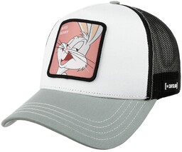 Czapka Trucker Bugs Bunny Patch by Capslab, czarno-biały,