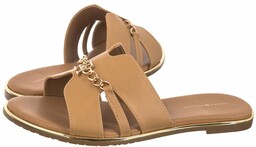 Klapki Tommy Hilfiger Flat Slide T3A2-33251-03265 501 Taupe