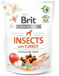 BRIT Care Dog Crunchy Crakcer Insect & Turkey