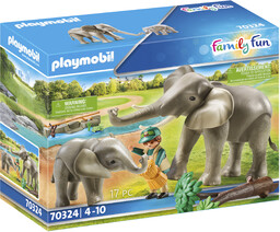 Playmobil Zestaw z figurką (Słonie na wybiegu)