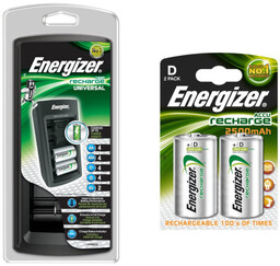 Ładowarka akumulatorków Ni-MH uniwersalna Energizer Universal + 2