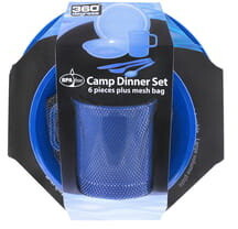 Zestaw Obiadowy 6 Piece Camp Dinner Set Sea