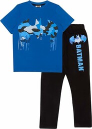 DC Comics Batman Camo Drip Logo zestaw długich