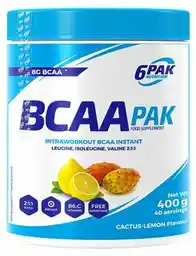 6pak BCAA Pak Cytrynowo-kaktusowy (400 g)