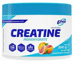 6PAK Creatine Monohydrate - 300g - Grapefruit