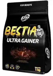 6pak Gainer Bestia Ultra Czekoladowy (1000 g)