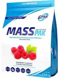 6pak Gainer Mass Pak Malinowy (3000 g)