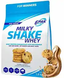 6pak Odżywka białkowa Milky Shake Whey Ciasteczkowy 1800 g