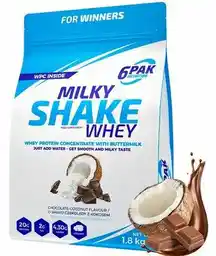 6pak Odżywka białkowa Milky Shake Whey Czekoladowo-kokosowy 1800 g