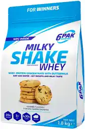 6pak Odżywka białkowa Milky Shake Whey Waniliowy 1800 g