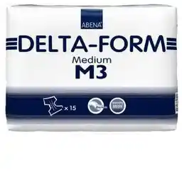 ABENA DELTA-FORM Medium M3 pieluchomajtki dla dorosłych 15szt