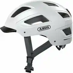 Abus HYBAN 2.0 kask rowerowy biały Polar White rozmiar L