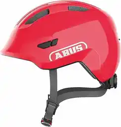 Abus Unisex kask rowerowy czerwony Shiny Red rozmiar M 50-55 cm