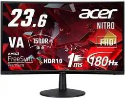 Acer Nitro ED240QS3bmiipx 23,6 Full HD VA 180Hz 1ms VRB Zakrzywiony Gamingowy Monitor LED