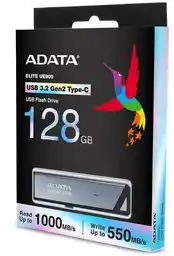 Adata Elite UE800 128GB USB 3.2 Typ-C Srebrny PenDrive