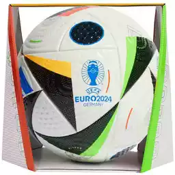 Adidas Piłka Nożna Fussballiebe Euro 2024 FIFA Quality Pro Ball IQ3682 Rozmiar 5 Biała