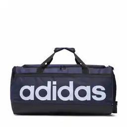 Adidas Torba Essentials Linear Duffel Medium HR5349 Granatowy