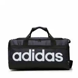 Adidas Torba Essentials Linear Duffel Small granatowo-biała HR5353