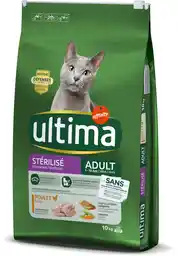 Affinity Ultima Ultima Cat Sterilized kurczak i jęczmień - 10 kg karma sucha