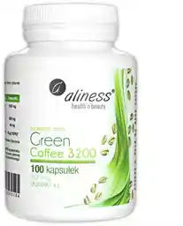 Aliness CGA Green Coffee 3200 Suplement diety 100 kapsułek