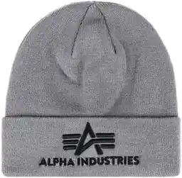 Alpha Industries Czapka 3D Beanie Grey Heather