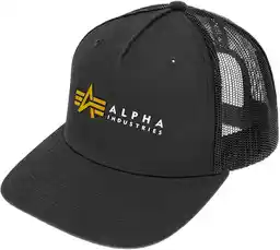 Alpha Industries Czapka z daszkiem Label 106901 Czarny