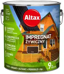 ALTAX Impregnat żywiczny 9L brąz