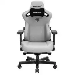 Anda Seat Kaiser 3 XL Gamingowy do 150kg Tkanina Szary Fotel gamingowy