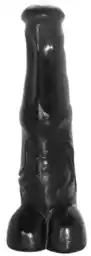 Animhole Bear - dildo z penisem niedźwiedzia - 32 cm (czarny)
