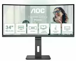 AOC CU34P3CV 34 cale UWQHD VA 100Hz 4ms Zakrzywiony monitor LED