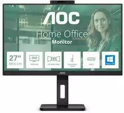 AOC Q27P3QW z kamerą internetową 27 cali 2K IPS 75Hz 4ms monitor LED