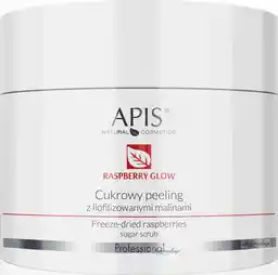 APIS Cukrowy peeling z liofilizowanymi malinami 220g