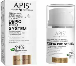 APIS Depiq Pro System Depigmentująca kremo-maska na noc z arbutyną 1% 50ml