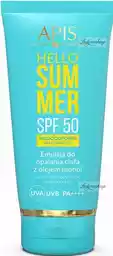 Apis Hello Summer Emulsja do opalania z olejem monoi SPF50, 200ml