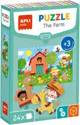 Apli Kids Puzzle Edukacyjne 24 Elementy - Farma