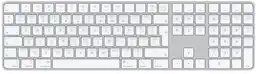 Apple Magic Keyboard z Touch ID i polem numerycznym Biały Klawiatura membranowa