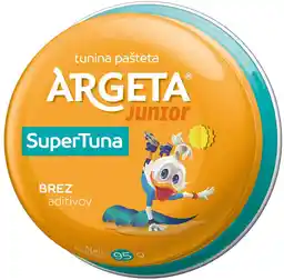 Argeta Pasta Z Tuńczyka Junior Bezglutenowa 95g