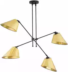 Argon Lampa designerska wisząca CLAVA 1694 stylowa złota