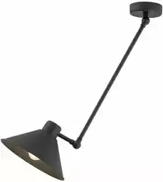 Argon Lampa loft wisząca ALTEA 4074 czarna regulowana