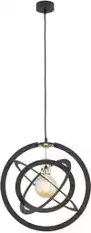 Argon Lampa loft wisząca KOPERNIK 4027 czarno złota retro