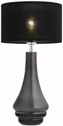 Argon Lampa stołowa AMAZONKA 3030 designerska do sypialni ciemno szara