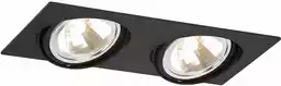 Argon Lampa wpuszczana OLIMP 2xG9 787 czarna stropowa
