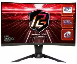 ASrock PG27Q15R2A 27 cali 2K VA 165Hz 1ms MPRT Zakrzywiony Gamingowy monitor LED