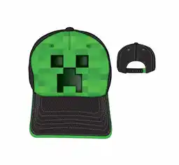 Astra Czapka z daszkiem zielono czarna Minecraft Creeper 708020002