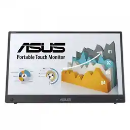 ASUS Zenscreen Touch MB16AMTR 15,6 Full HD IPS 60Hz 5ms Przenośny Dotykowy Monitor LED